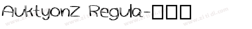 AuktyonZ Regula字体转换